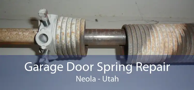 Garage Door Spring Repair Neola - Utah