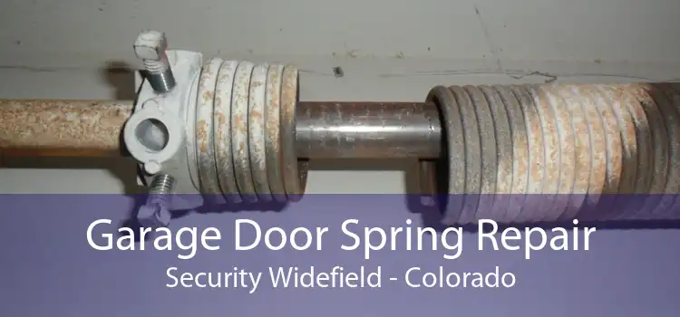Garage Door Spring Repair Security Widefield - Colorado