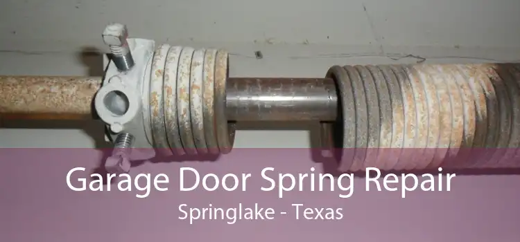 Garage Door Spring Repair Springlake - Texas