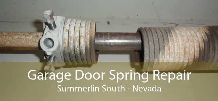 Garage Door Spring Repair Summerlin South - Nevada