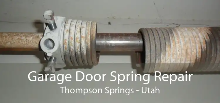 Garage Door Spring Repair Thompson Springs - Utah