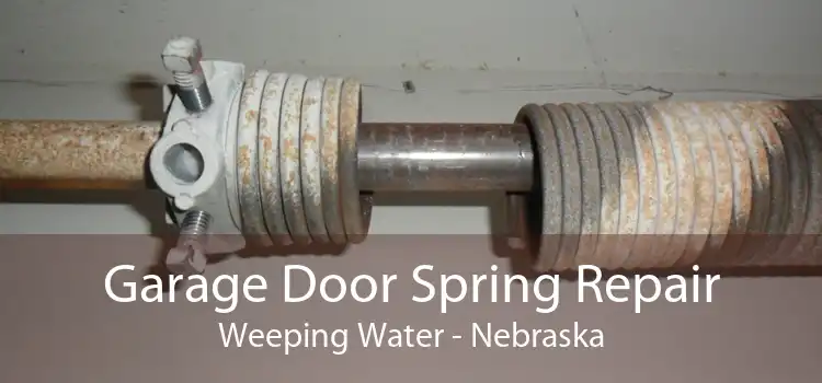 Garage Door Spring Repair Weeping Water - Nebraska