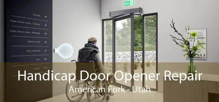 Handicap Door Opener Repair American Fork - Utah