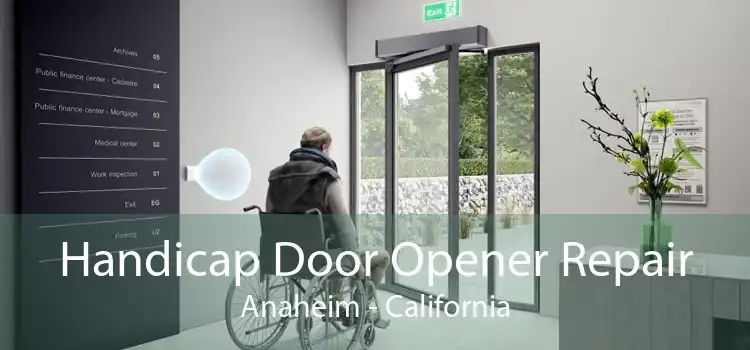 Handicap Door Opener Repair Anaheim - California