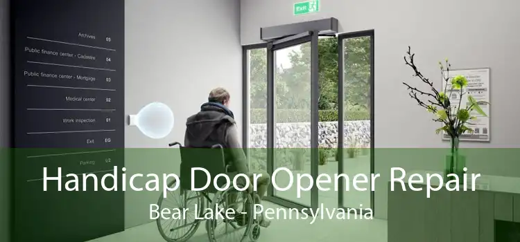 Handicap Door Opener Repair Bear Lake - Pennsylvania