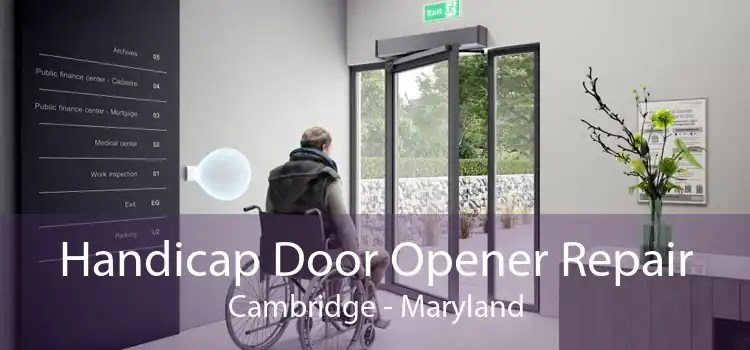Handicap Door Opener Repair Cambridge - Maryland