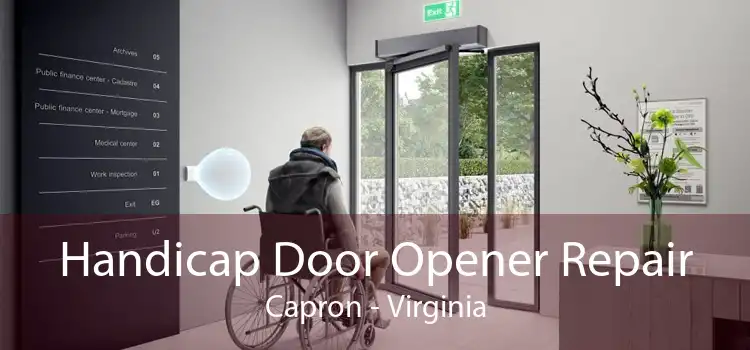 Handicap Door Opener Repair Capron - Virginia