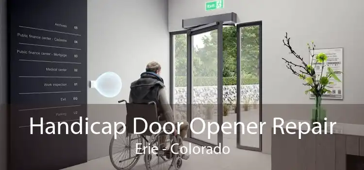 Handicap Door Opener Repair Erie - Colorado