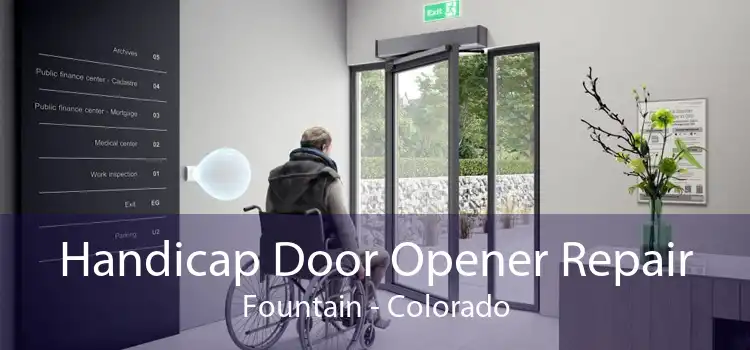 Handicap Door Opener Repair Fountain - Colorado