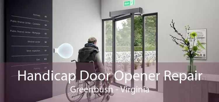 Handicap Door Opener Repair Greenbush - Virginia