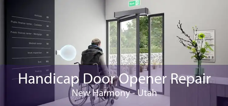 Handicap Door Opener Repair New Harmony - Utah