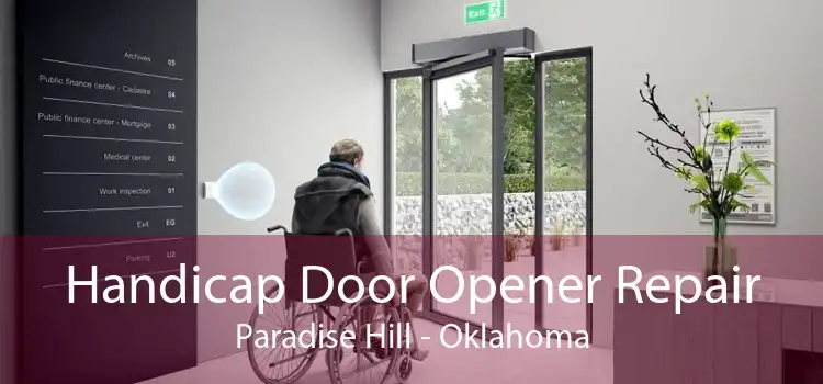 Handicap Door Opener Repair Paradise Hill - Oklahoma