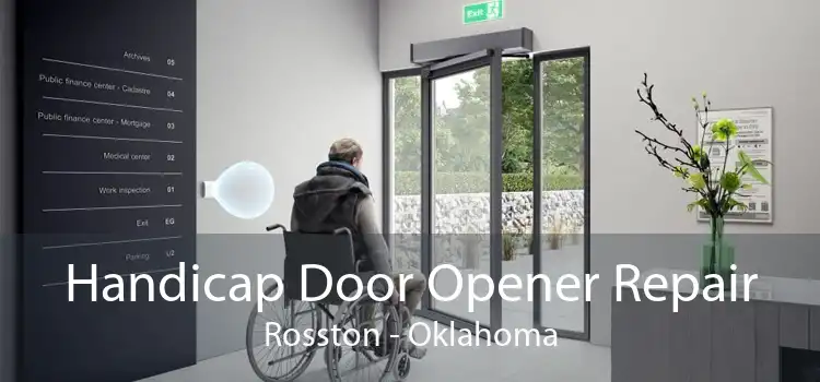 Handicap Door Opener Repair Rosston - Oklahoma