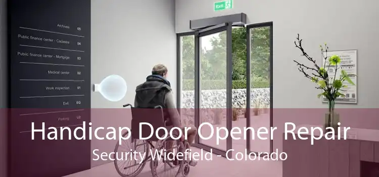 Handicap Door Opener Repair Security Widefield - Colorado