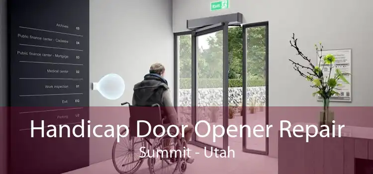 Handicap Door Opener Repair Summit - Utah