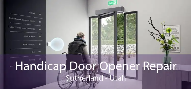 Handicap Door Opener Repair Sutherland - Utah