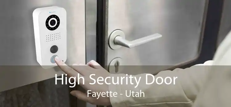 High Security Door Fayette - Utah