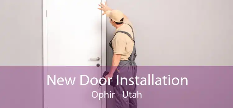 New Door Installation Ophir - Utah