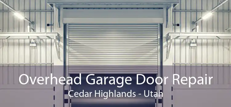 Overhead Garage Door Repair Cedar Highlands - Utah