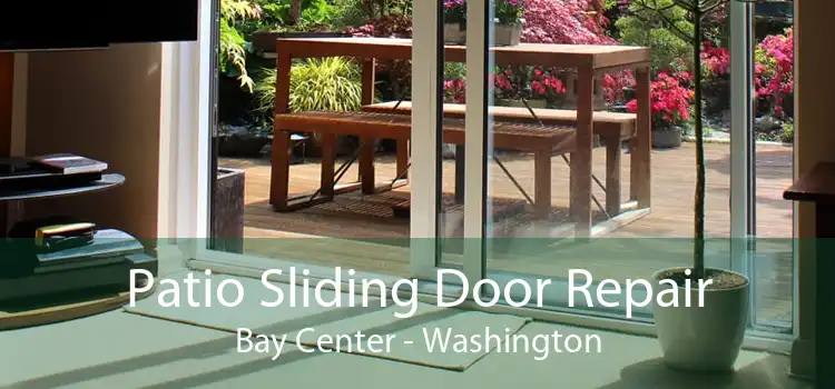 Patio Sliding Door Repair Bay Center - Washington