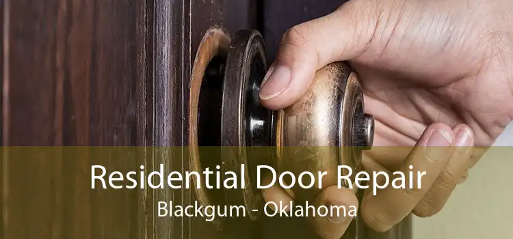 Residential Door Repair Blackgum - Oklahoma