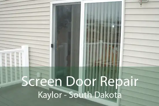 Screen Door Repair Kaylor - South Dakota