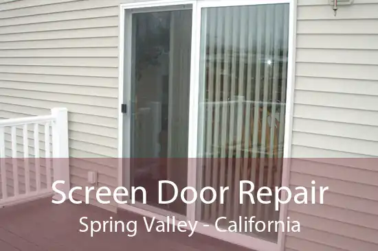 Screen Door Repair Spring Valley - California