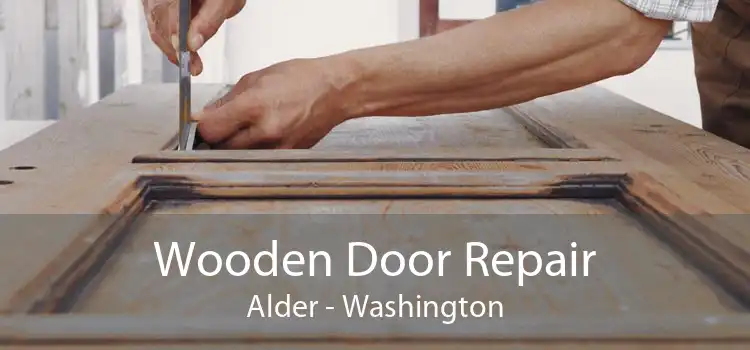 Wooden Door Repair Alder - Washington