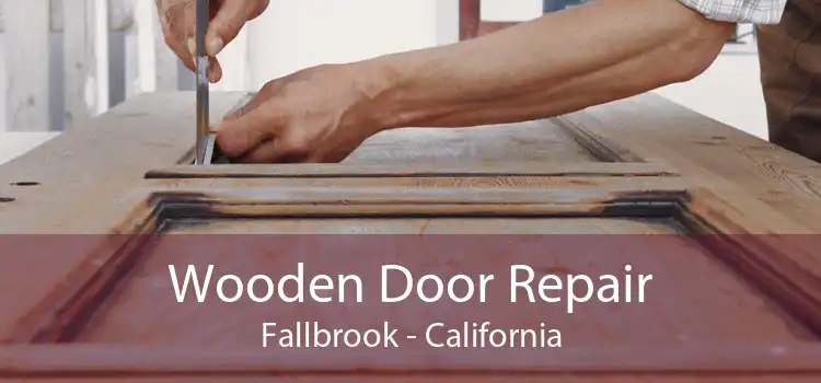 Wooden Door Repair Fallbrook - California