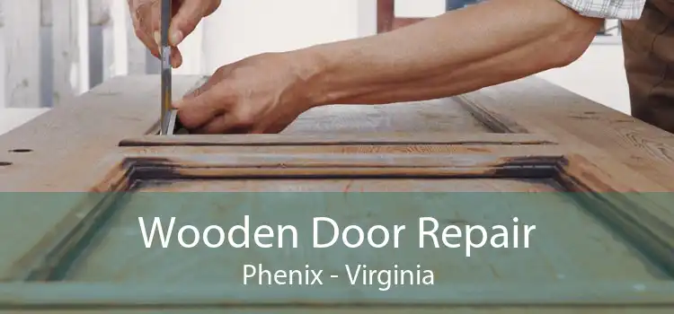 Wooden Door Repair Phenix - Virginia