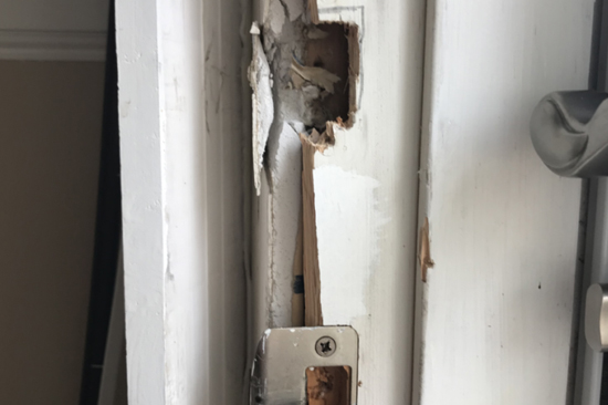 frame door repair Maine